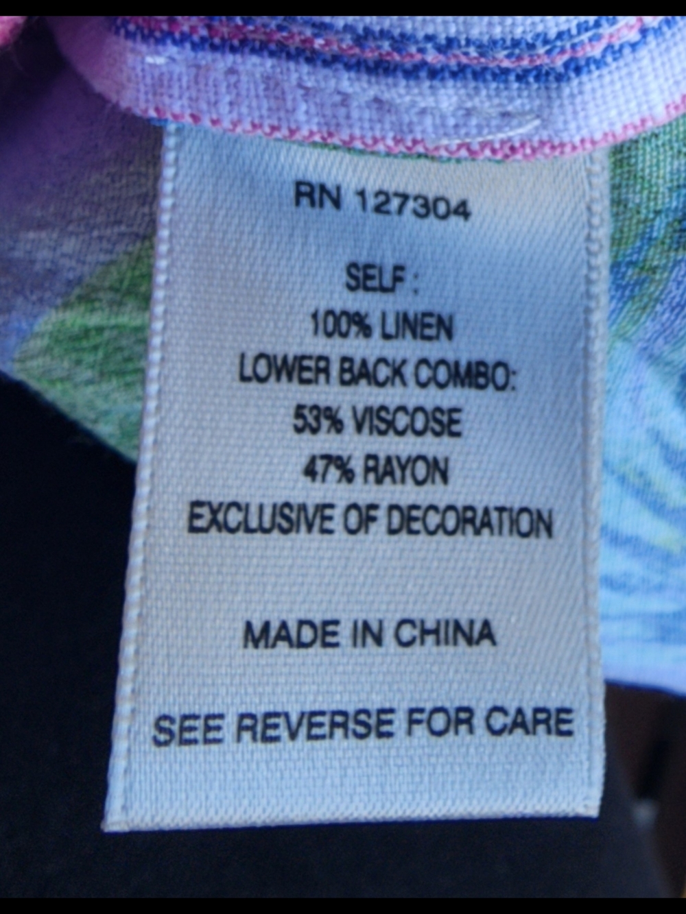 Embroidery John Mark Pink Striped Tunic with Multicolor Floral & Bird. - Picture 12 of 12